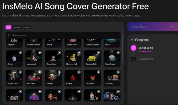 Reimagine Your Favorite Songs With InsMelo's AI Song Cover Generator